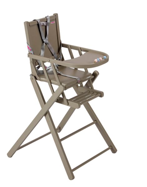 Grey High chair CHAIS PLIANT GR / 15PRR2008CHH940